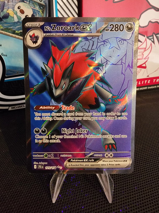 Pokémon TCG: Ns Zoroark ex 175/179 {RR} SV09 (ING)