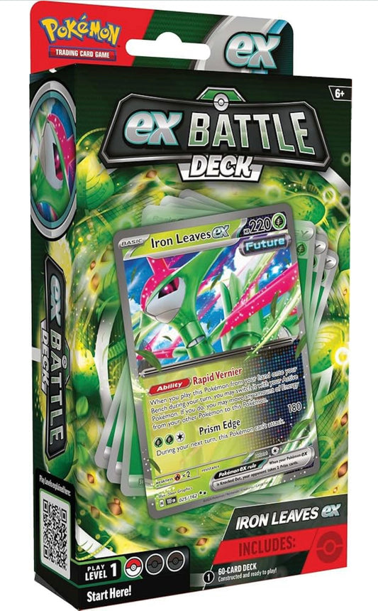 Pokémon TCG: iron leaves EX battle deck (inglés)