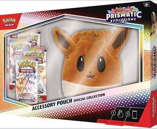 Pokémon TCG: Scarlet & Violet Prismatic Evolutions Accessory Pouch Collection