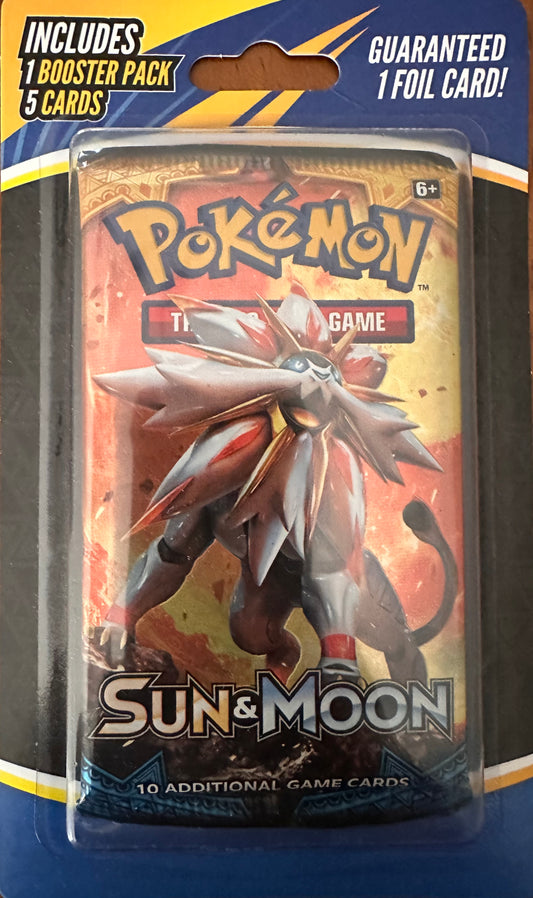 Pokémon Sun & Moon booster pack y 5 cartas (inglés)