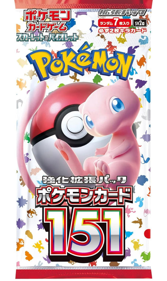 Pokémon TCG: Scarlet & Violet 151 booster pack SV2A (japonés)