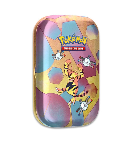 Pokémon TCG: Scarlet & Violet 151 Mini Tin Electabuzz & Magnemite (inglés)
