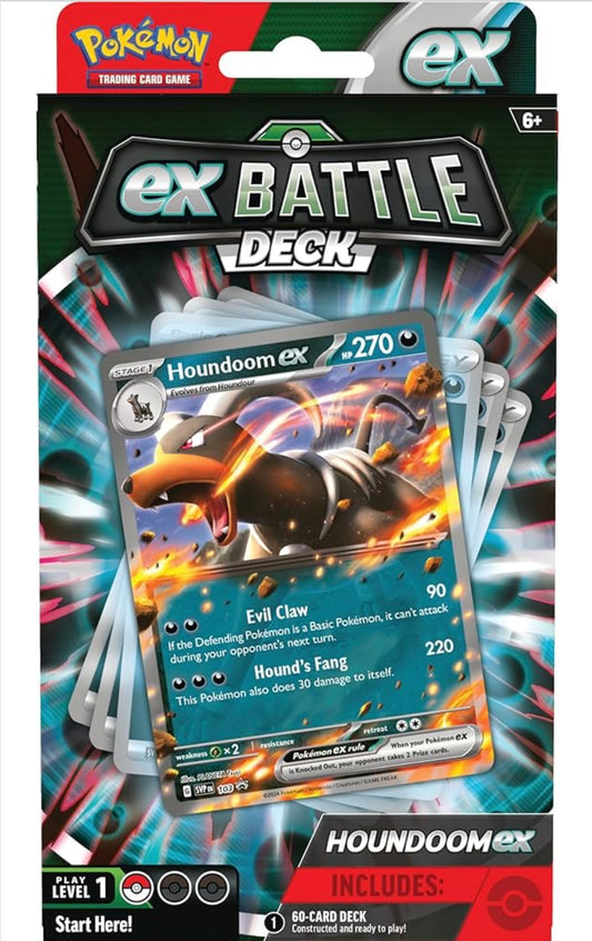 Pokémon TCG: Houndoom EX battle deck (inglés)