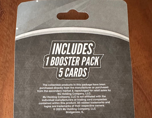 Pokémon Sun & Moon burning shadows booster pack y 5 cartas (inglés)