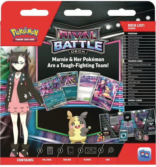 Pokémon Rival battle deck Marnie (inglés)