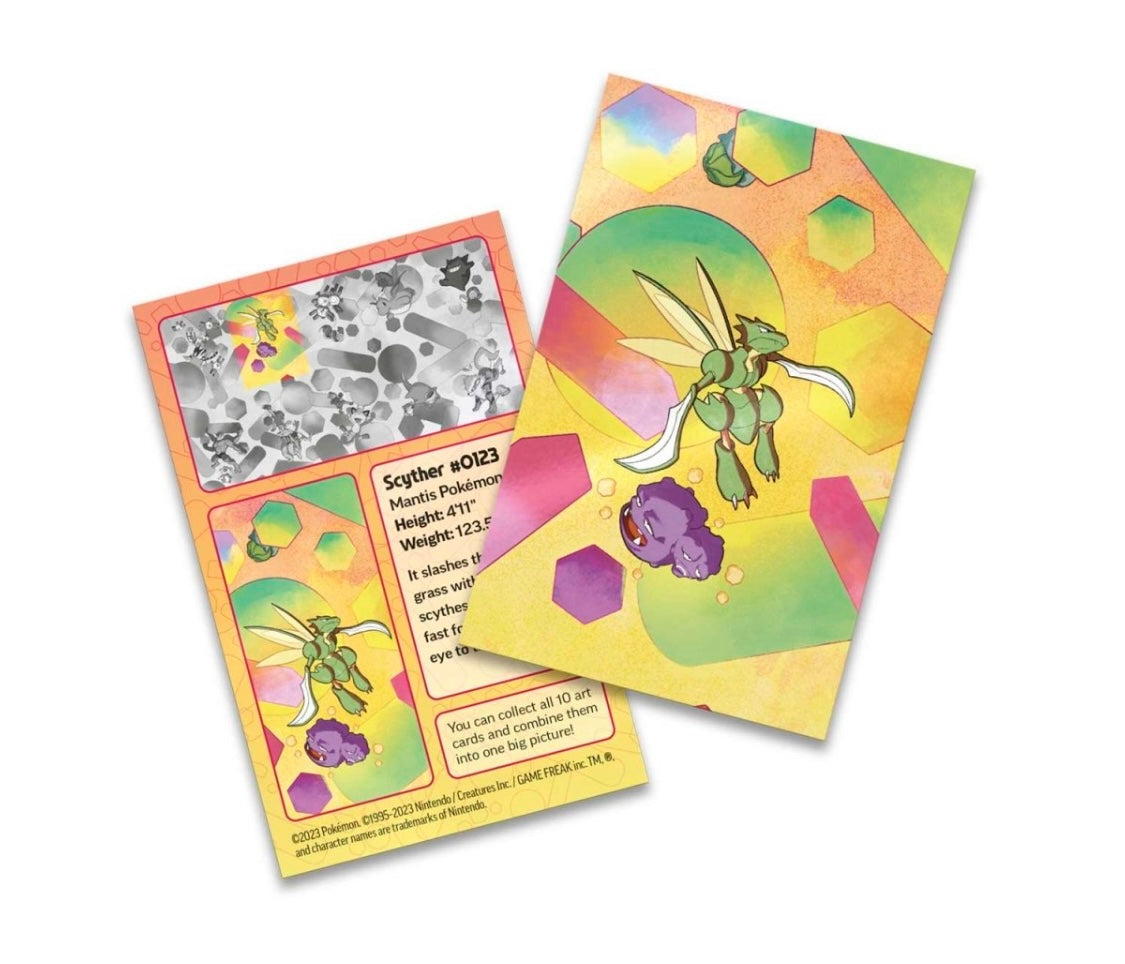 Pokémon TCG: Scarlet & Violet 151 Mini Tin Scyther & Weezing (inglés)