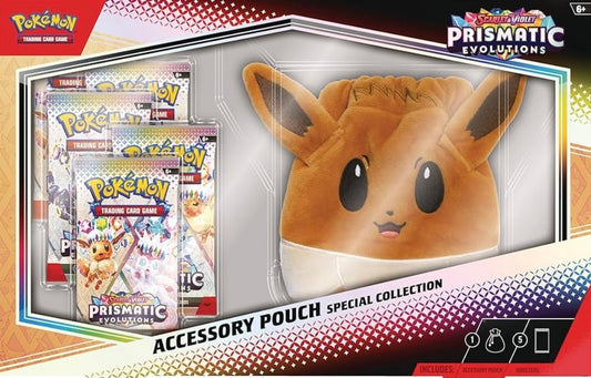 Pokémon TCG: Scarlet & Violet Prismatic Evolutions Accessory Pouch Collection