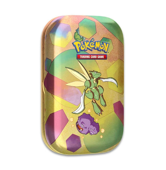 Pokémon TCG: Scarlet & Violet 151 Mini Tin Scyther & Weezing (inglés)