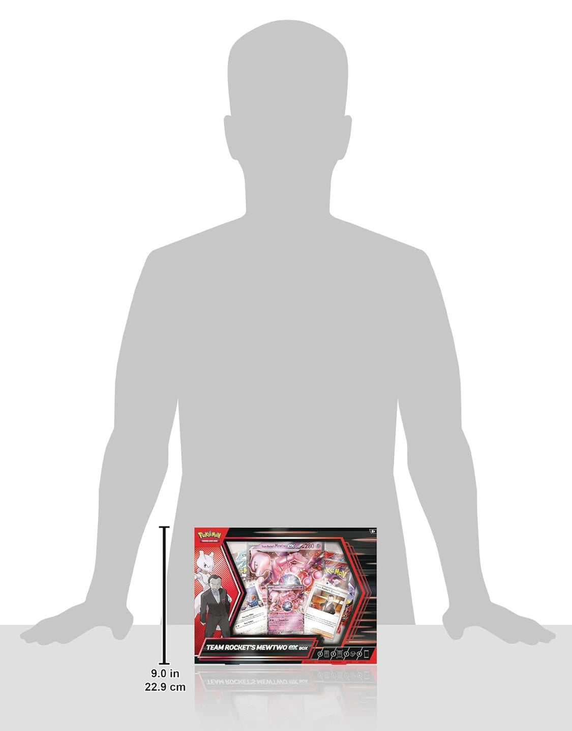 Pokémon TCG: Destined rivals Team Rocket's Mewtwo EX box (inglés)