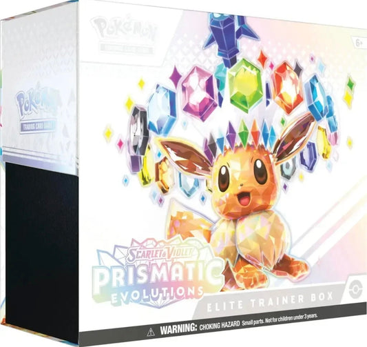 Pokémon TCG: Scarlet & Violet prismatic evolution elite trainer box (inglés) case incluido