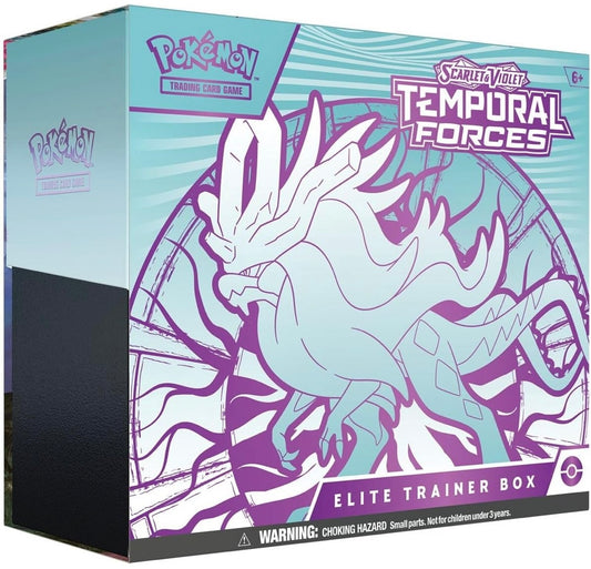Pokémon TCG: Scarlet & Violet Temporal Forces Trainer Box (inglés) case incluido