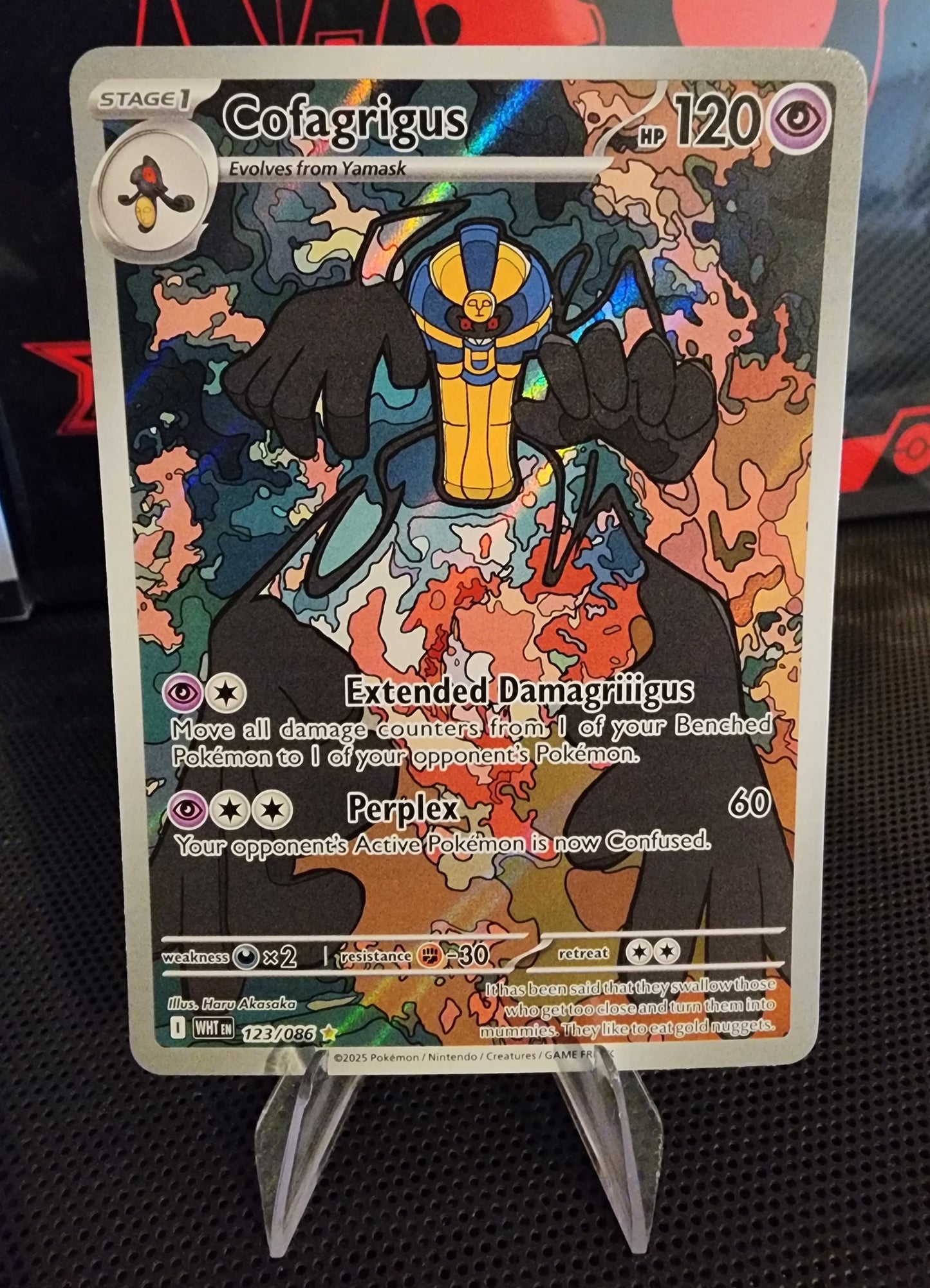 Pokémon TCG: Cofagrigus 123/086 {AR} White Flare (ING)