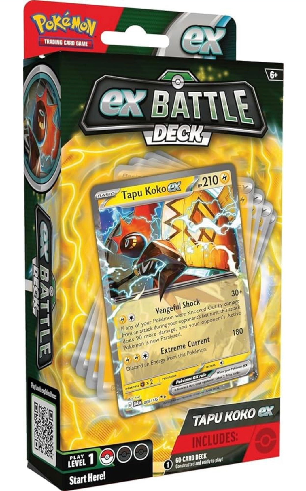 Pokémon TCG: Tapu koko EX battle deck (inglés)