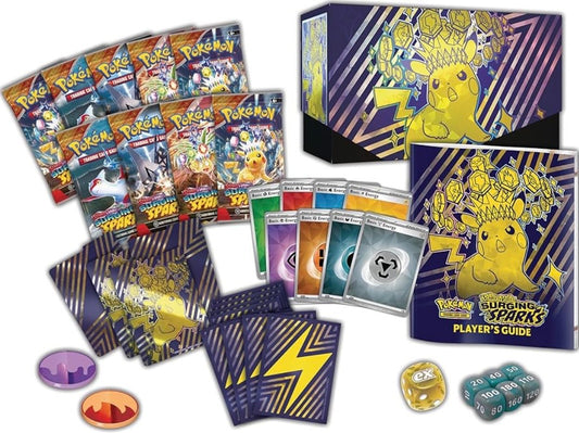 Pokémon TCG: Scarlet & Violet Surging Sparks elite trainer box (inglés) case incluido