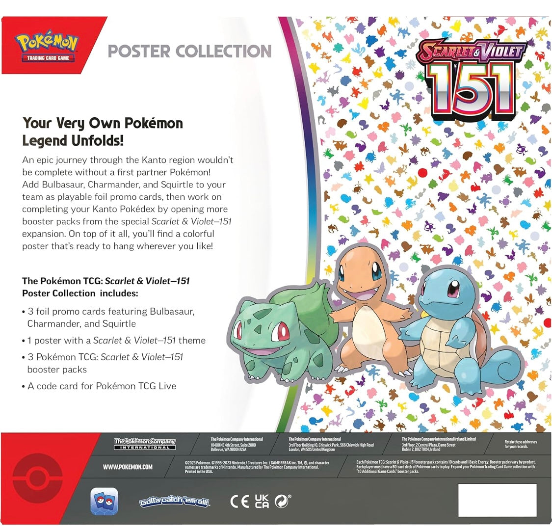 Pokémon Scarlet & Violet 151 Poster Collection