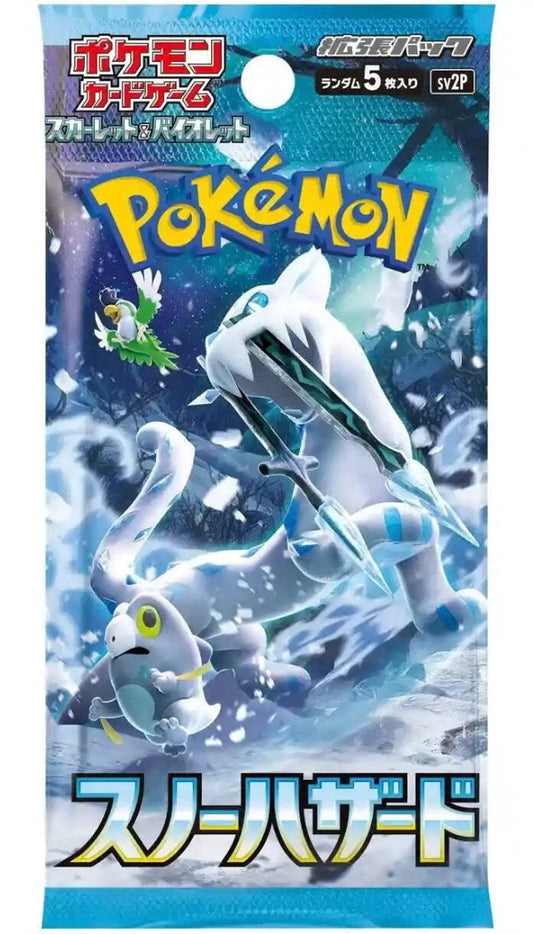 Pokémon snow hazard (SV2P) booster pack japonés