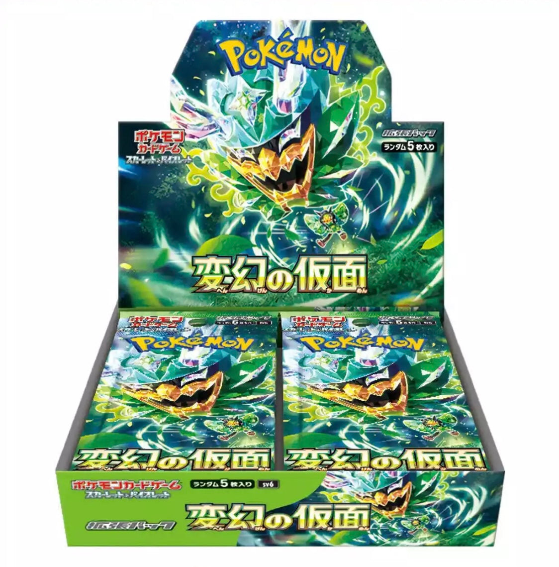 Pokémon TCG: Twilight Masquerade Mask of Change booster box SV6 (japonés)