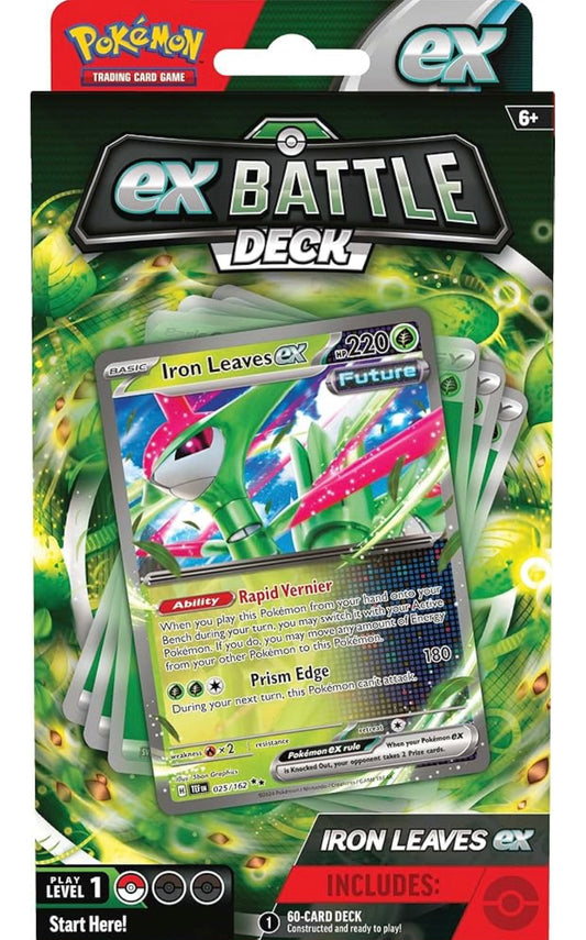 Pokémon TCG: iron leaves EX battle deck (inglés)