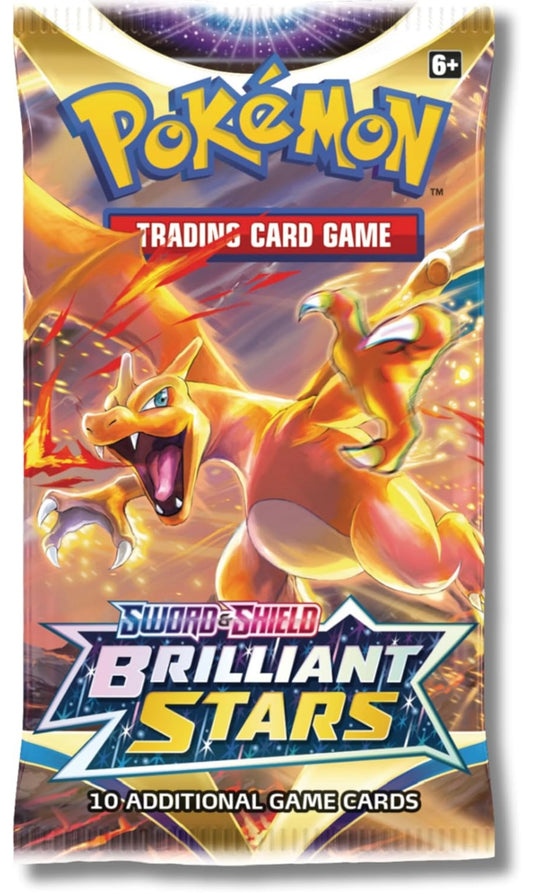 بوكيمون سورد آند شيلد - نجوم لامعة - حزمة معززة واحدة و5 بطاقات (الإنجليزية)