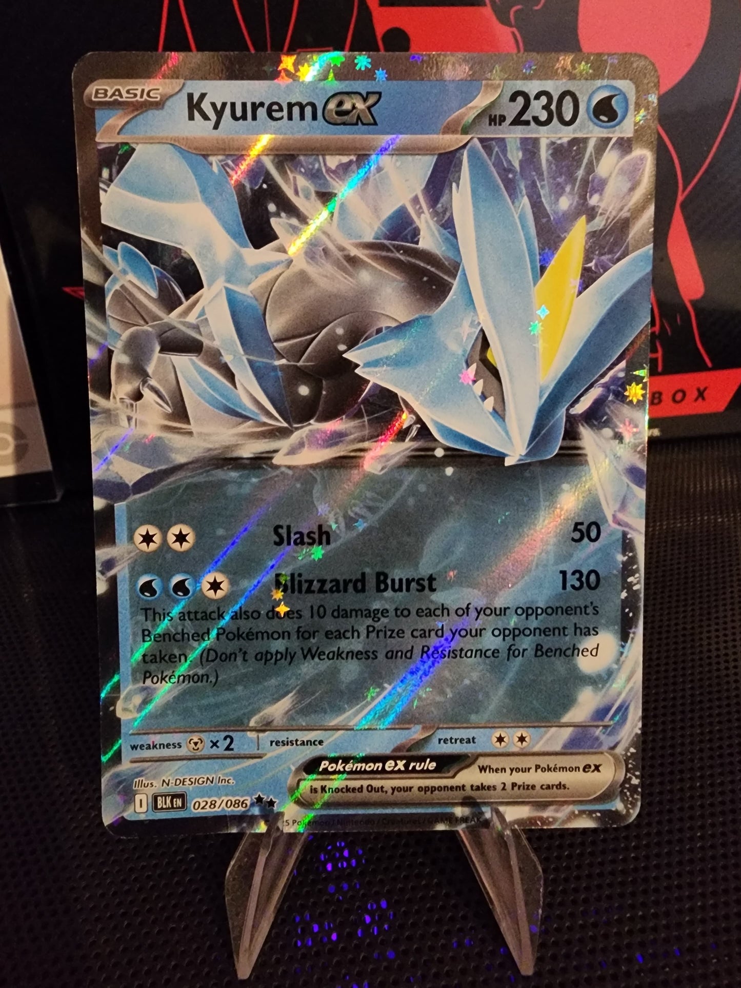 Pokémon TCG: Kyurem ex 028/086 {RR} Black bolt (ING)