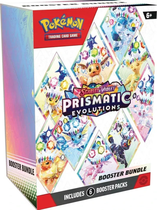Pokémon TCG: Scarlet & Violet prismatic evolution booster bundle (inglés)