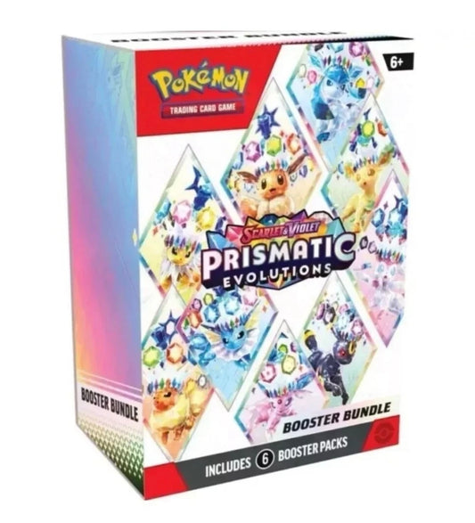 Pokémon TCG: Scarlet & Violet prismatic evolution booster bundle (inglés)