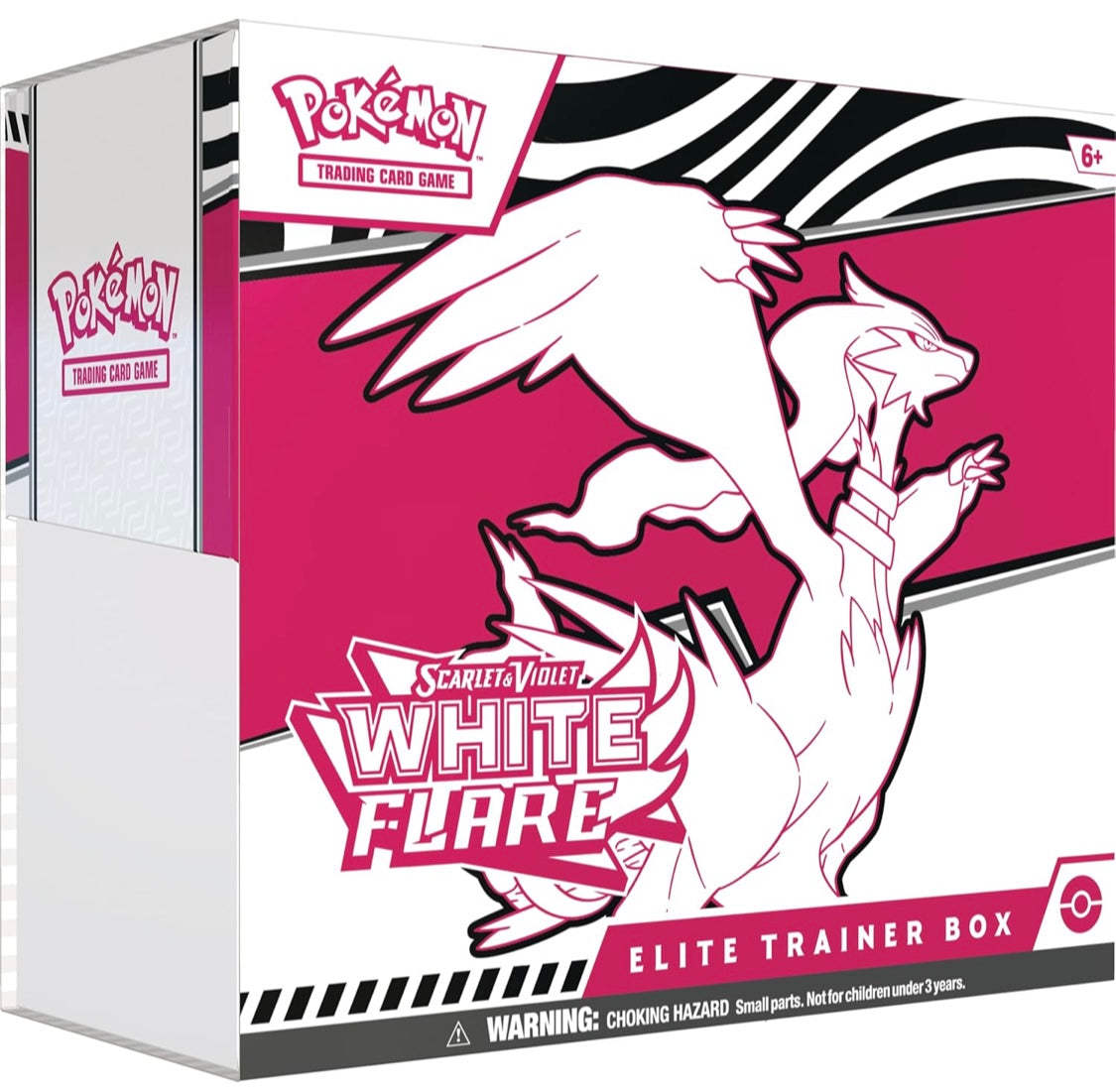 Pokemon TCG: Scarlet & Violet White flare Elite Trainer Box en inglés