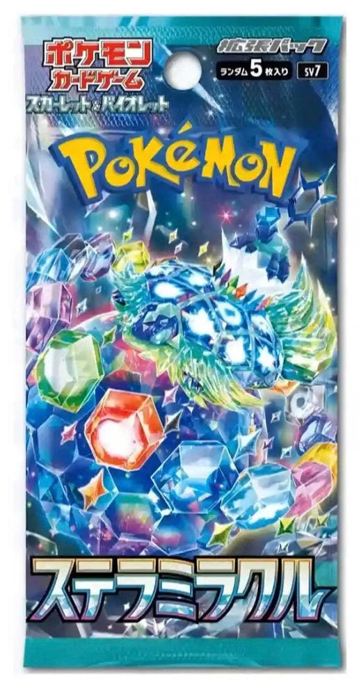 Pokémon stellar miracle (SV7) booster pack japonés