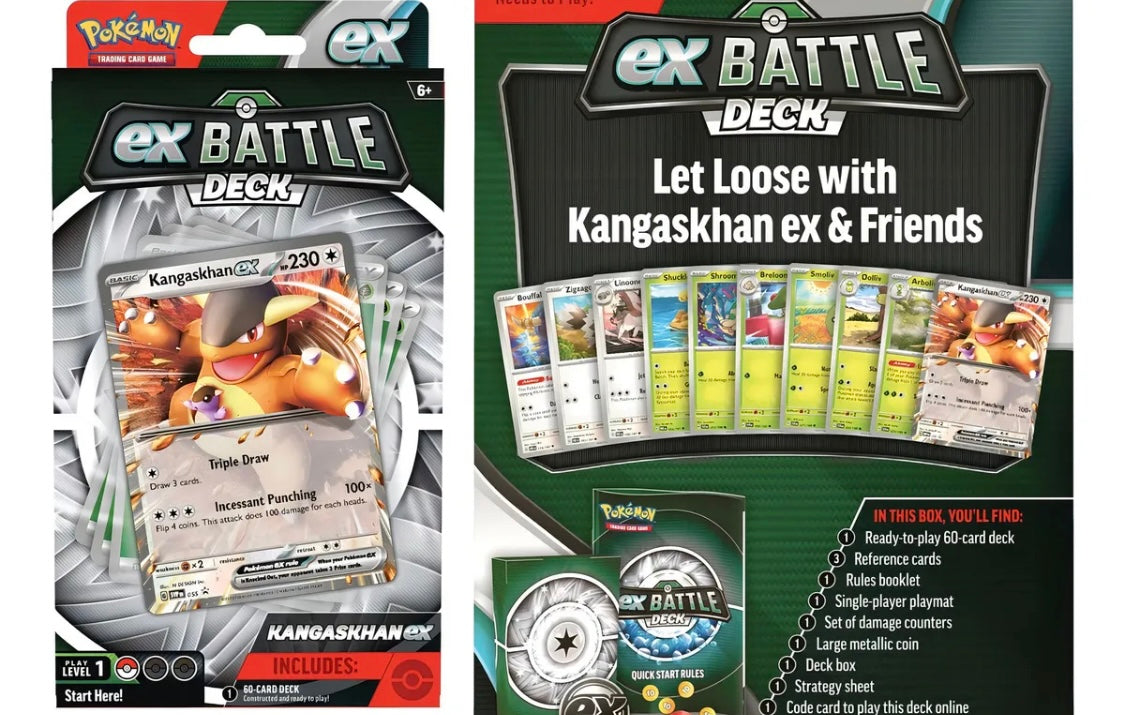 Pokémon TCG: kangaskhan EX battle deck (inglés)