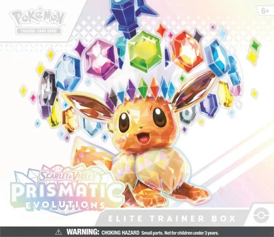 Pokémon TCG: Scarlet & Violet prismatic evolution elite trainer box (inglés) case incluido