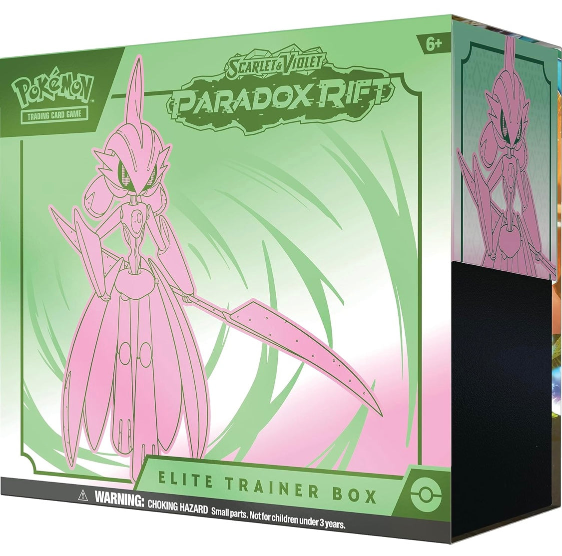 Pokémon TCG: Scarlet & Violet Paradox Rift iron valiant Elite Trainer Box en inglés
