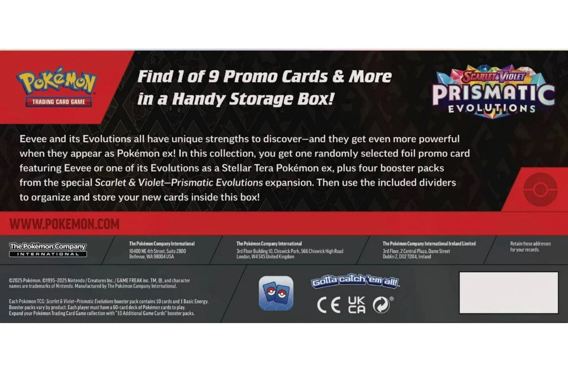Pokémon TCG: Scarlet & Violet Prismatic evolutions surprise box (inglés)