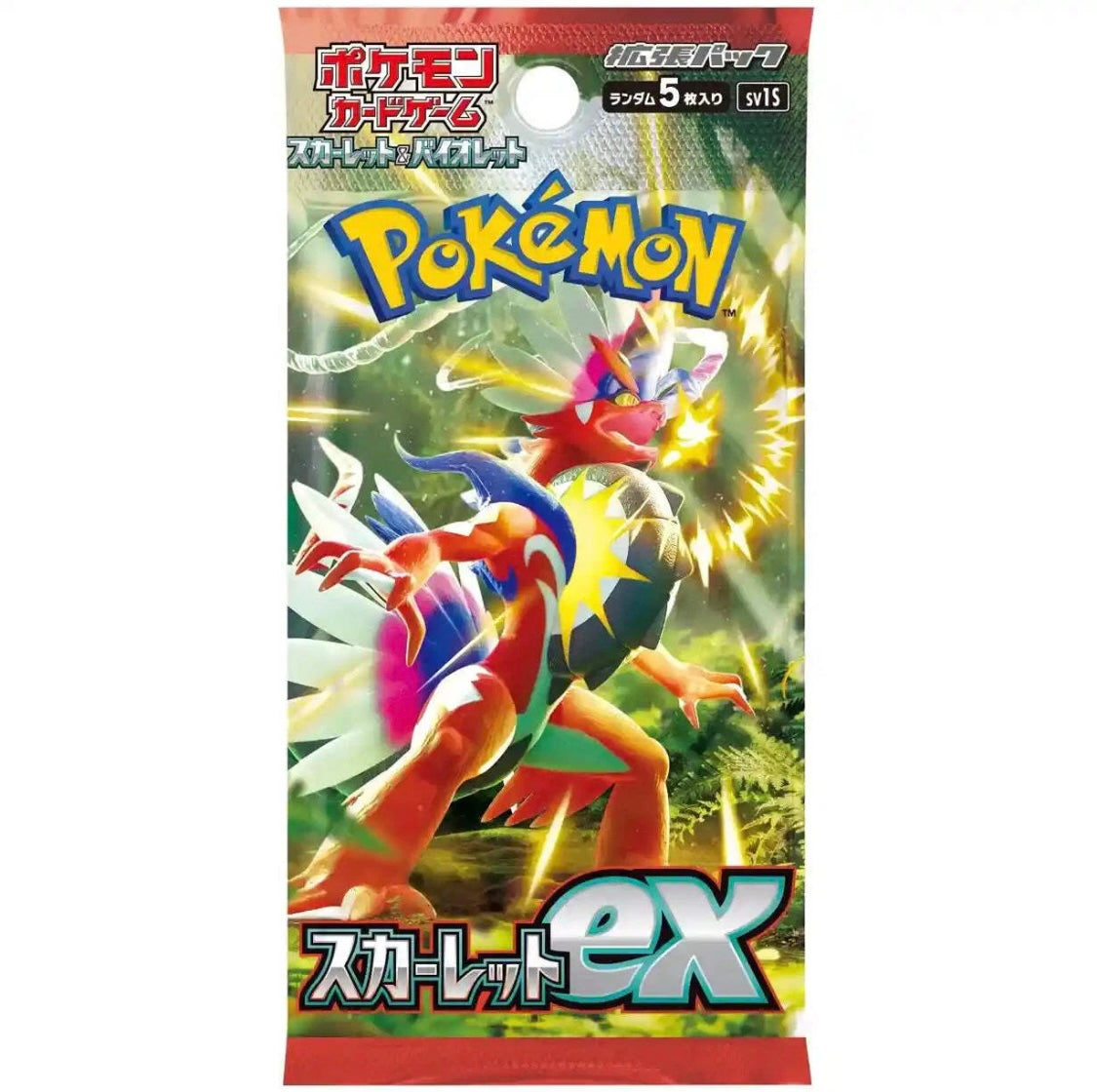 Pokémon TCG: Scarlet & Violet Scarlet EX booster box SV1S (japonés)