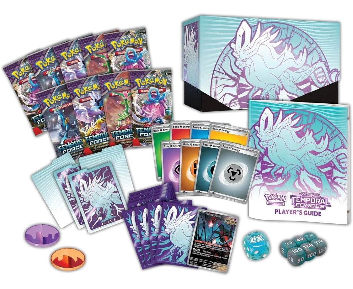 Pokémon TCG: Scarlet & Violet Temporal Forces Trainer Box en inglés