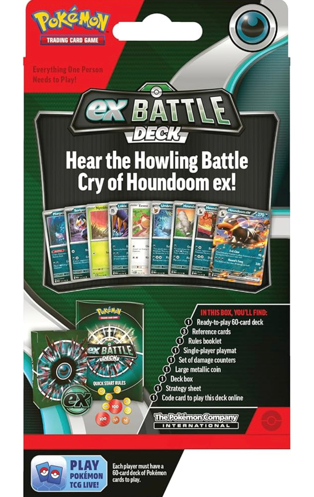 Pokémon TCG: Houndoom EX battle deck (inglés)