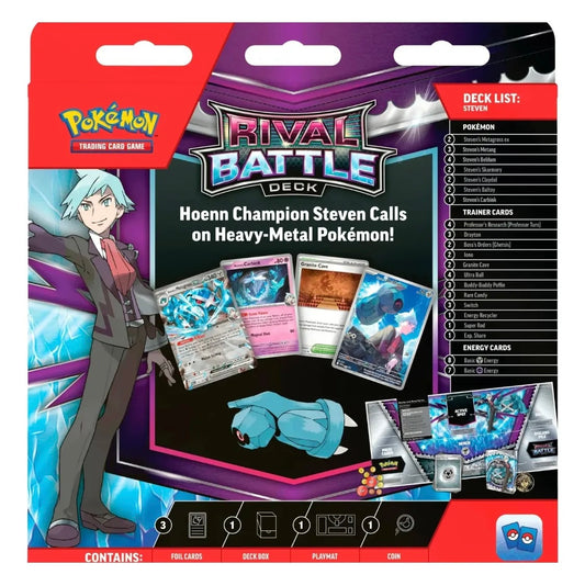 Pokémon TCG: Rival battle deck Steven (inglés)