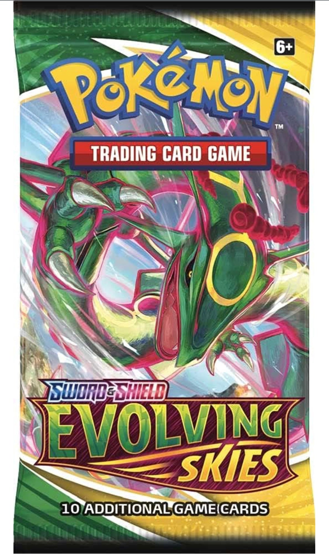 Pokémon Sword & shield evolving skies booster pack y 5 cartas (inglés)