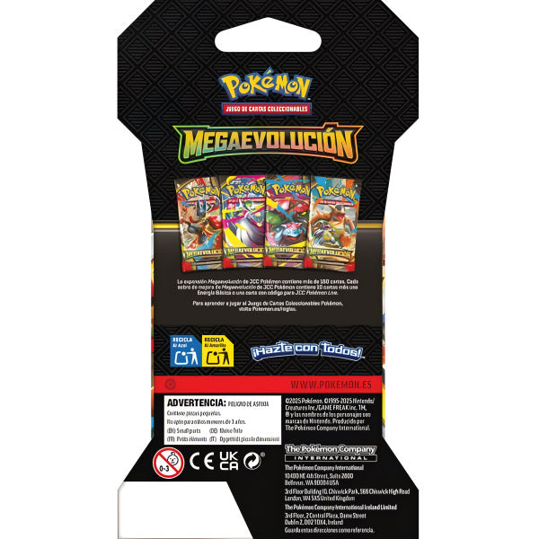 Pokémon JCC: Megaevolucion paquete de refuerzo (español)
