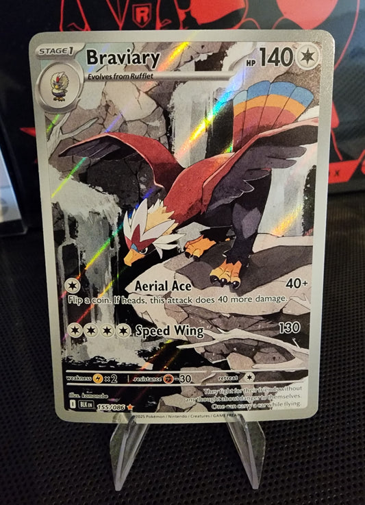 Pokémon TCG: Braviary 155/086 {AR} Black Bolt (ING)