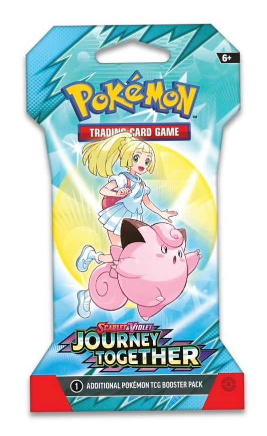 بوكيمون TCG: حزمة تعزيز بأكمام سكارليت وفايوليت جورني توغيذر (الإنجليزية)