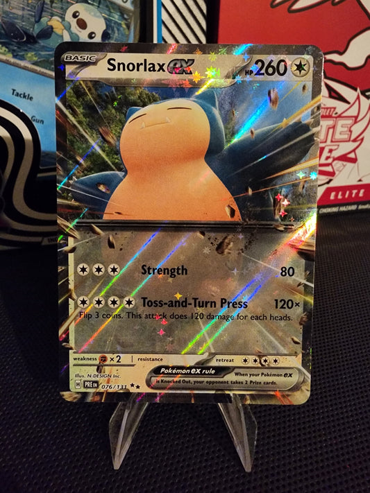 Pokémon TCG: Snorlax ex 076/131 {RR} PREEN (ING)