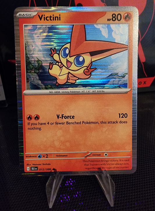 Pokémon TCG: Victini 012/086 {R} Black Bolt (ING)