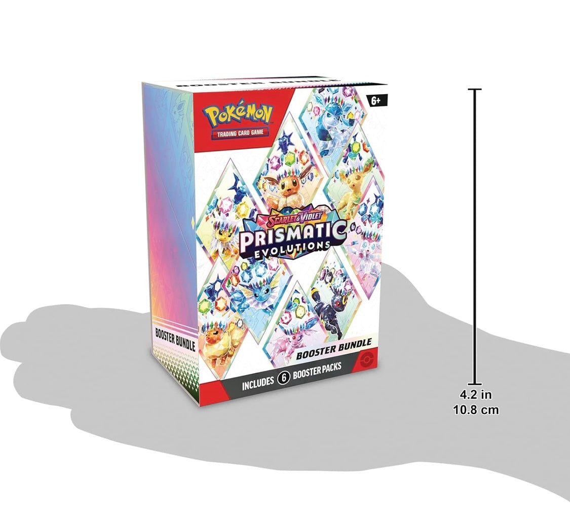 Pokémon TCG: Scarlet & Violet prismatic evolution booster bundle (inglés)
