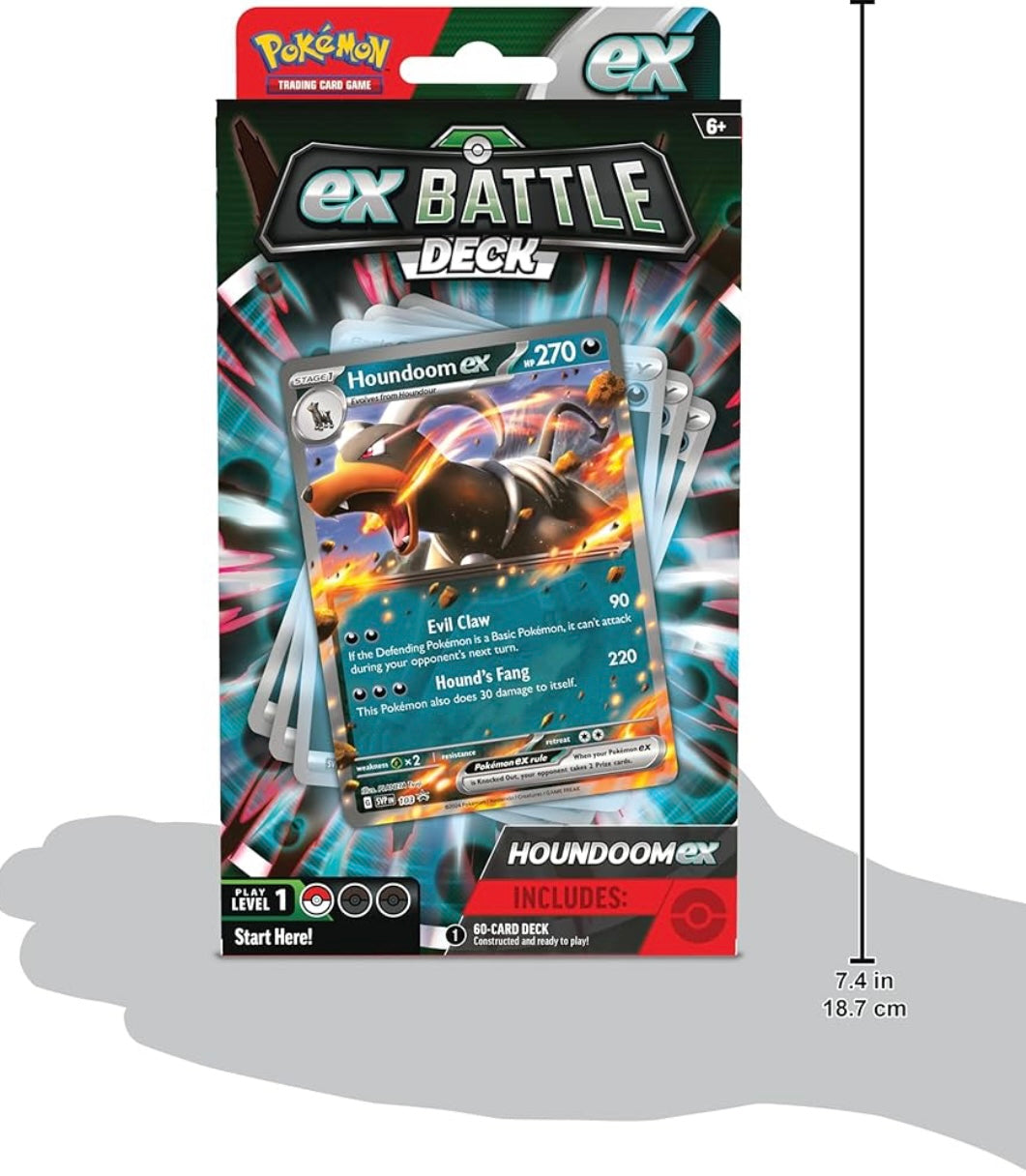 Pokémon TCG: Houndoom EX battle deck (inglés)